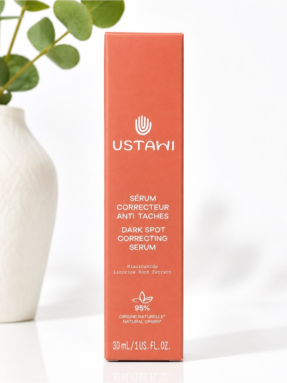 USTAWI Dark Spot Correcting Serum Niacinamide Licorice Root Brightening France